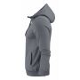 Printer Overhead full zip hoody Steel grey 5XL