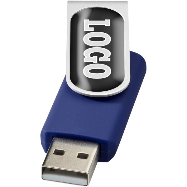 Rotate USB 3.0 met doming - Blauw - 64GB