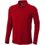 Calgary 180 g/m² herenpolo met lange mouwen - Rood - XS