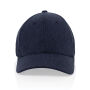 Milo AWARE™ recycled heather 6 paneel cap 200gr, donkerblauw