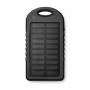 DROIDE Powerbank op zonne-energie 4000 mAh spatwaterdicht - zwart