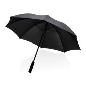 23" Impact AWARE™ RPET 190T storm proof paraplu, zwart