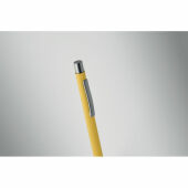 NALI - Gerecyclede aluminium balpen - Geel
