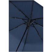 Agnes 21" opvouwbare paraplu met automatische opening van RPET - Marineblauw Agnes 21" opvouwbare paraplu met automatische opening van RPET - Marineblauw