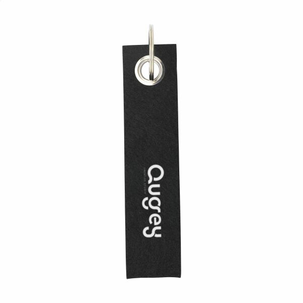 GRS RPET Felt Keyring Schlüsselanhänger - schwarz GRS RPET Felt Keyring Schlüsselanhänger - schwarz
