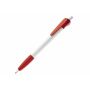 Balpen Cosmo grip hardcolour - Wit / Rood