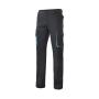 TWO-TONE MULTI-POCKET TROUSERS, BLACK/SKY BLUE, 56, VELILLA