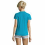 SPORTY WOMEN - SPORTYdames t-shirt 140g - S - Aqua
