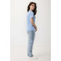 IQONIQ Yala dames lichtgewicht gerecycled katoen t-shirt, sky blue (XXS)