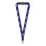 Polyester lanyard met reflecterende draden Polyester lanyard met reflecterende draden