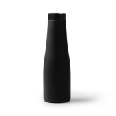 TURMAN Thermosfles dubbelwandig RVS 600ml - zwart