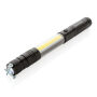 Uitschuifbare zaklamp met COB, zwart Uitschuifbare zaklamp met COB, zwart