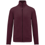 Microfleece met rits heren Wine 5XL
