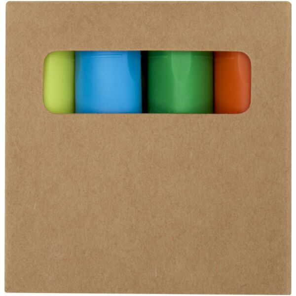 Set markeerstiften van gerecycled plastic - Multikleur Set markeerstiften van gerecycled plastic - Multikleur