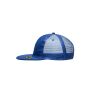 6 Panel Flat Peak Cap royal one size
