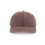 BEAU AWARE™ Washed 6 panel 270gsm cotton twill cap, maroon BEAU AWARE™ Washed 6 panel 270gsm cotton twill cap, maroon