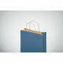 PAPER TONE S - Kleine papieren geschenktas - Blauw