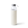 CAMU Drinkfles glas met neopreen hoes, inhoud 500 ml - wit
