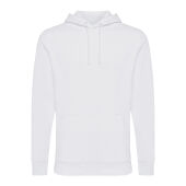 Iqoniq Jasper gerecycled katoen hoodie, recycled white (XXS)