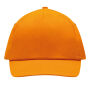 RACING - 5 panel katoenen baseball cap oranje