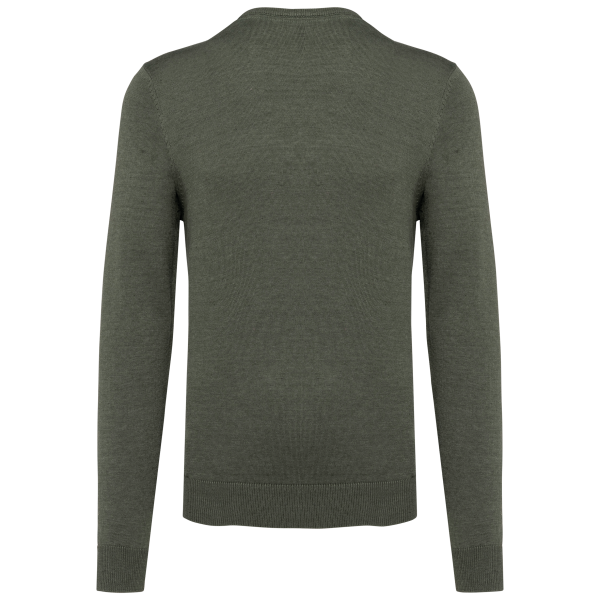 Pull col V homme Green Marble Heather S Pull col V homme Green Marble Heather S