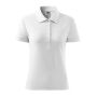 Polo Shirt women's Cotton Heavy white XXL