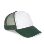 Trucker - Pet 5 panelen White / Pineneedle Green One Size
