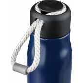 Gerecyclede roestvrijstalen dubbelwandige drinkfles (500 ml) Solene zwart Gerecyclede roestvrijstalen dubbelwandige drinkfles (500 ml) Solene zwart