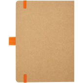 Berk notitieboek van gerecycled papier - Oranje Berk notitieboek van gerecycled papier - Oranje