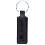 Sleutelhanger P02052, Kunstleder, Zwart