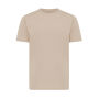 IQONIQ Sierra lichtgewicht gerecycled katoen t-shirt, light heather brown (XS)