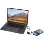 Citala 5-in-1 30 cm datasynchronisatie- en 27 W snellaadkabel van gerecycled plastic - Zwart