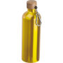 Drinkfles van rvs met karabijnhaak, 750 ml