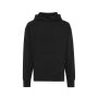 IQONIQ Yoho gerecycled katoen relaxed hoodie, zwart (XXXL)
