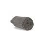 Plaid van fleece Steel Grey one size