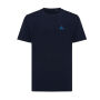 IQONIQ Kakadu relaxed gerecycled katoen t-shirt, donkerblauw (XXS)
