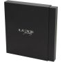 Legato set met A5 notitieboek en rollerbalpen (blauwe inkt) - Bruin