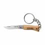 Opinel Sleutelhanger met Zakmes No 02 - houtbruin