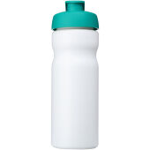 Baseline® Plus 650 ml sportfles met kanteldeksel - Wit/Aqua