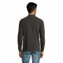 PERFECT LSL MEN - PERFECT MEN LSL POLO 180g - XL - Charcoal Melange