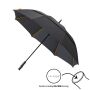 FALCONE - Stormparaplu - Automaat - Windproof -  130 cm - Zwart