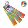 Full color bedrukte sleutelhanger met dubbele metalen ring