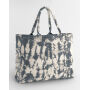 Tie Dye Canvas Tote Bag - Natural Black Tie Dye - One Size