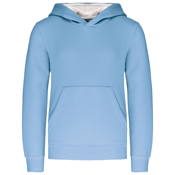 Kinder Sweater met gecontrasteerde capuchon Kinder Sweater met gecontrasteerde capuchon