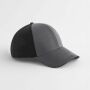 CLUB CAP, GUNMETAL GREY/BLACK, One size, BEECHFIELD