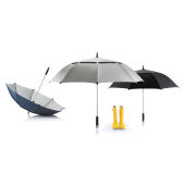 27” Hurricane storm paraplu, grijs