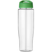 H2O Active® Tempo 700 ml sportfles met fliptuitdeksel - Transparent/Groen