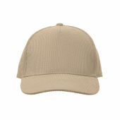 WALE - 5 panelen corduroy baseballcap - Beige