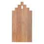 Plank trapgevelhuis beuken 40x20 cm Plank trapgevelhuis beuken 40x20 cm