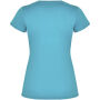 Montecarlo sportshirt met korte mouwen voor dames - Turquoise - S